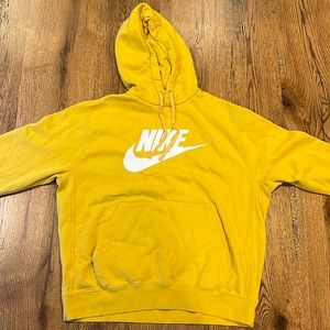 Mustard Nike hoodie size L